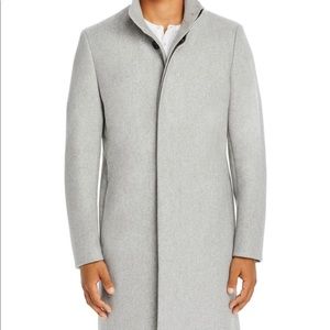 THEORY Reg. Fit Belvin Coat, XL (Pebble Melange)